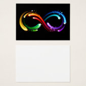 Infinity symbol of rainbow comets (Front & Back)