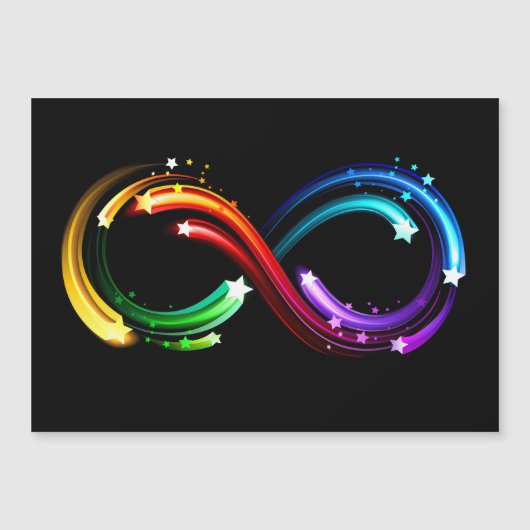 Infinity symbol of rainbow comets (Front)