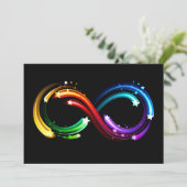 Infinity symbol of rainbow comets (Standing Front)