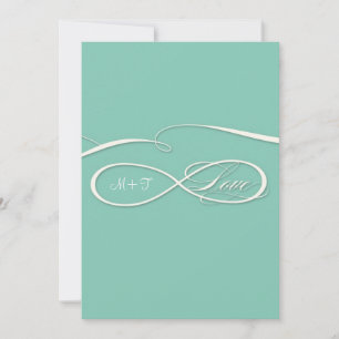 Infinity Symbol Sign Infinite Love Wedding Set Invitation