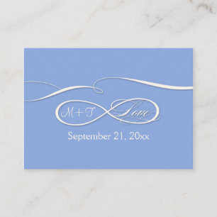 Infinity Symbol Sign Infinite Love Wedding Set Place Card