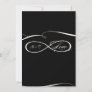Infinity Symbol Sign Infinite Love Weddings Scroll Invitation