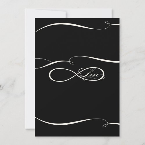 Infinity Symbol Sign Infinite Love Weddings Scroll Custom Invites