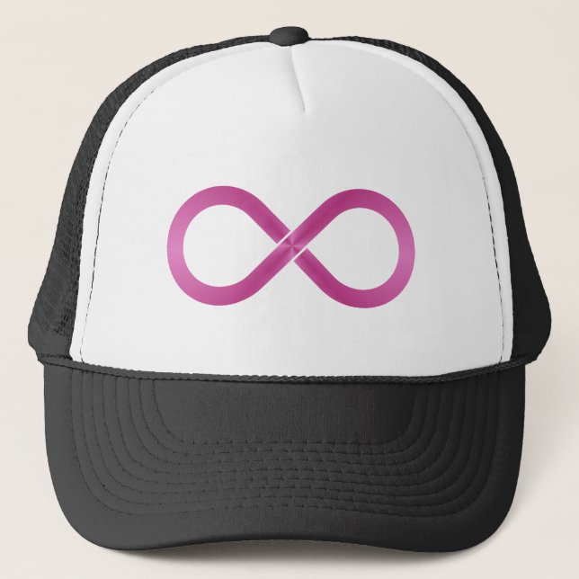 infinity symbol trucker hat (Front)