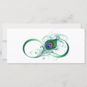 Infinity Symbol with Peacock Feather (Front)