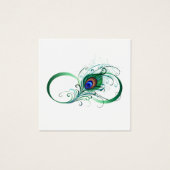 Infinity Symbol with Peacock Feather (Front)