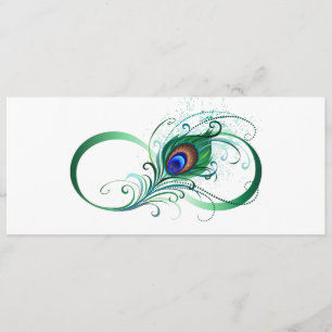 Infinity Symbol with Peacock Feather Program