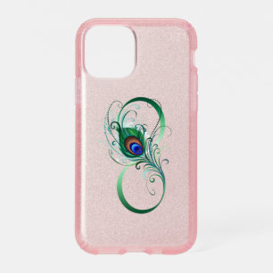 Infinity Symbol with Peacock Feather Speck iPhone 11 Pro Case
