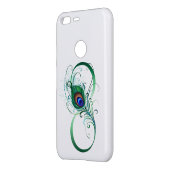Infinity Symbol with Peacock Feather Uncommon Google Pixel XL Case (Back/Left)