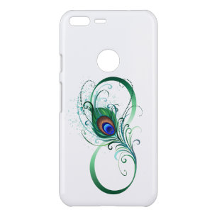 Infinity Symbol with Peacock Feather Uncommon Google Pixel XL Case
