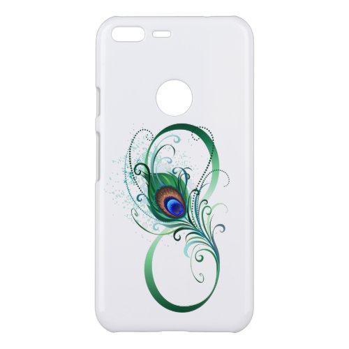 Infinity Symbol with Peacock Feather Uncommon Google Pixel XL Case