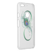 Infinity Symbol with Peacock Feather Uncommon Google Pixel XL Case (Back/Right)