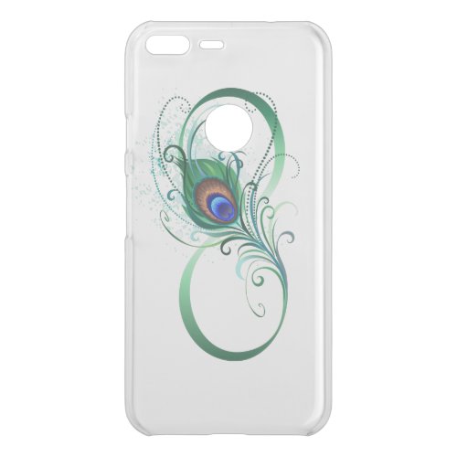 Infinity Symbol with Peacock Feather Uncommon Google Pixel XL Case