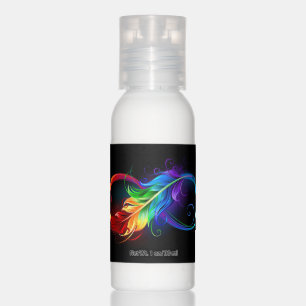 Infinity Symbol with Rainbow Feather Hand Lotion