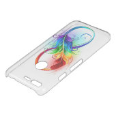Infinity Symbol with Rainbow Feather Uncommon Google Pixel Case (Top)