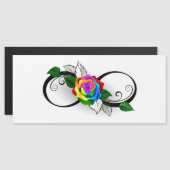 Infinity Symbol with Rainbow Rose (Front/Back)
