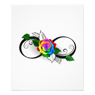 rainbow rose tattoos