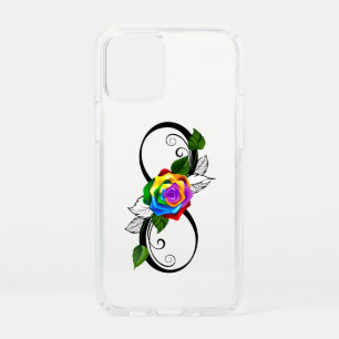 Infinity Symbol with Rainbow Rose Speck iPhone 12 Mini Case