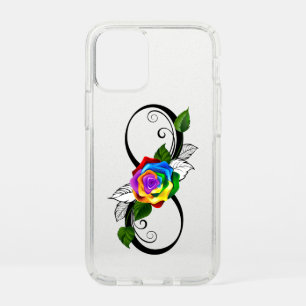 Infinity Symbol with Rainbow Rose Speck iPhone 12 Mini Case