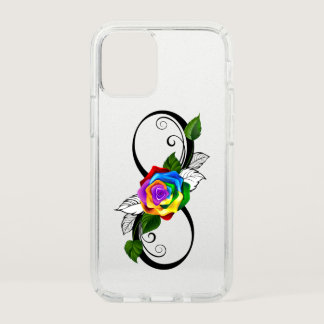 Infinity Symbol with Rainbow Rose Speck iPhone 12 Mini Case