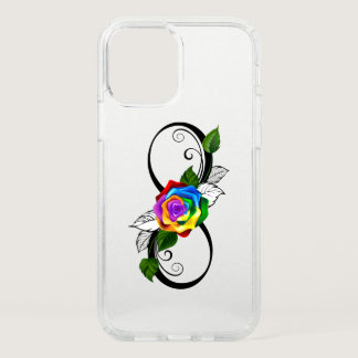 Infinity Symbol with Rainbow Rose Speck iPhone 12 Pro Case