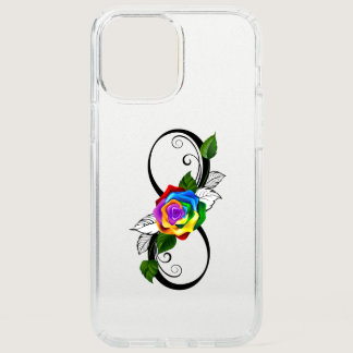 Infinity Symbol with Rainbow Rose Speck iPhone 12 Pro Max Case