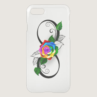 Infinity Symbol with Rainbow Rose iPhone SE/8/7 Case