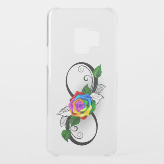 Infinity Symbol with Rainbow Rose Uncommon Samsung Galaxy S9 Case