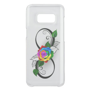 Infinity Symbol with Rainbow Rose Uncommon Samsung Galaxy S8 Case