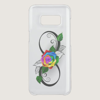 Infinity Symbol with Rainbow Rose Uncommon Samsung Galaxy S8 Case