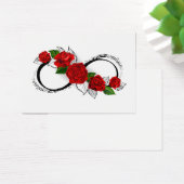 Infinity Symbol with Red Roses (Desk)