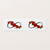 Infinity Symbol with Red Roses (Outside Unfolded)
