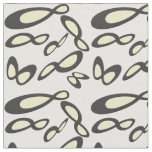 Infinity Symbol - Yellow,Black, Off-white Fabric
