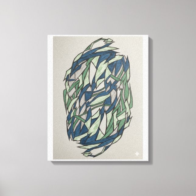 Infinity Web Canvas Print (Front)