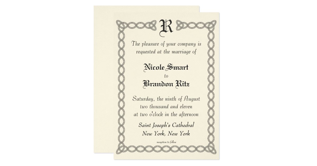 Infinity Wedding Invitations 8