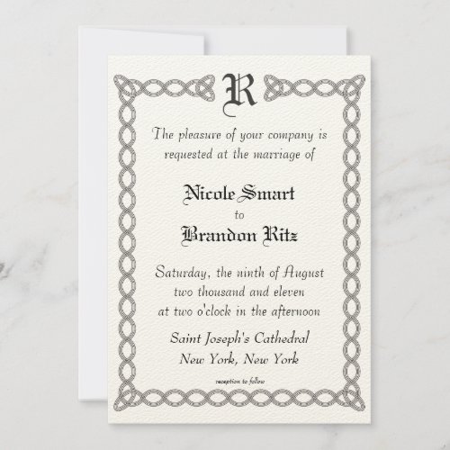 Infinity Wedding Invitation