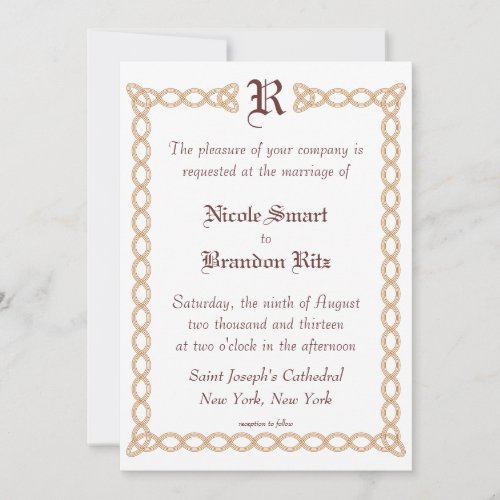 Infinity Wedding Invitation