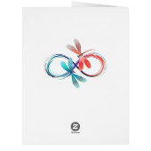 Infinity with glowing dragonflies (Back)