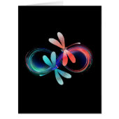 Infinity with glowing dragonflies (Front)