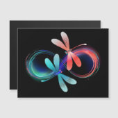 Infinity with glowing dragonflies (Front/Back)