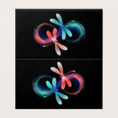 Infinity with glowing dragonflies (Outside Unfolded)