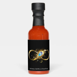 Infinity with Golden Peacock Feather Hot Sauces