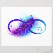 Infinity with Purple Feather (Front)