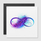 Infinity with Purple Feather (Front/Back)