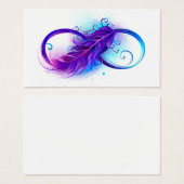 Infinity with Purple Feather (Front & Back)