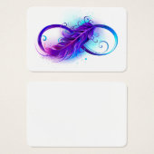 Infinity with Purple Feather (Front & Back)