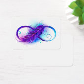 Infinity with Purple Feather (Desk)