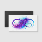 Infinity with Purple Feather (Front/Back)