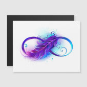 Infinity with Purple Feather (Front/Back)