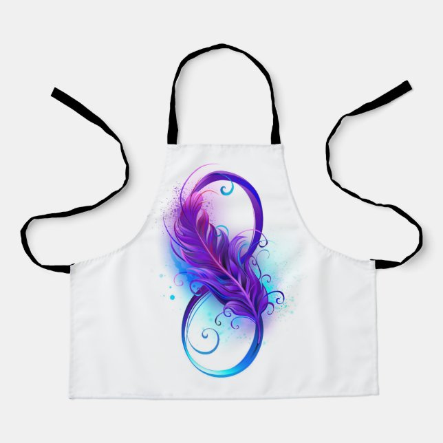 Infinity with Purple Feather Apron (Front)